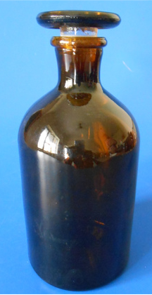 REAGENT BOTTLE BROWN GLASS 