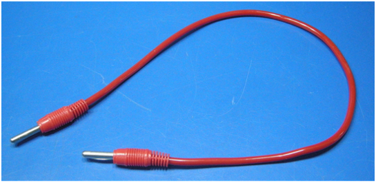 RED CONNECTING WIRES WITH TERMINALS