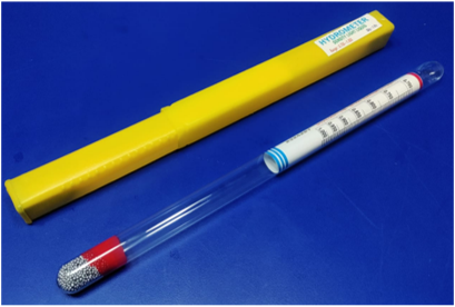 Hydrometer / Densimeter for Measuring Density of Light Liquids