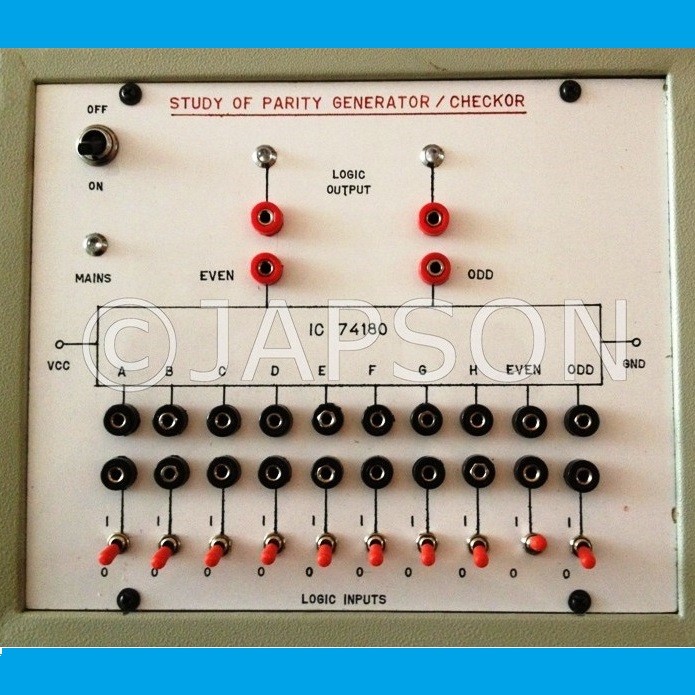 Study of Parity Generator/Checker Experiment Apparatus